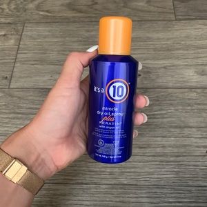 It’s a 10 hair products keratin dry oil spray